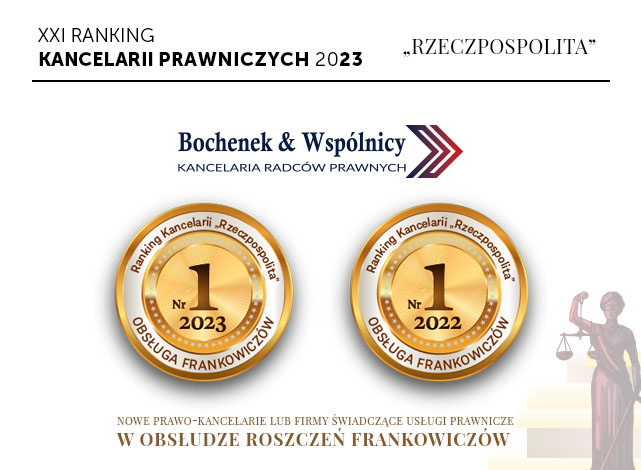 Ranking kancelarii dla Frankowiczów Bochenek nr 1