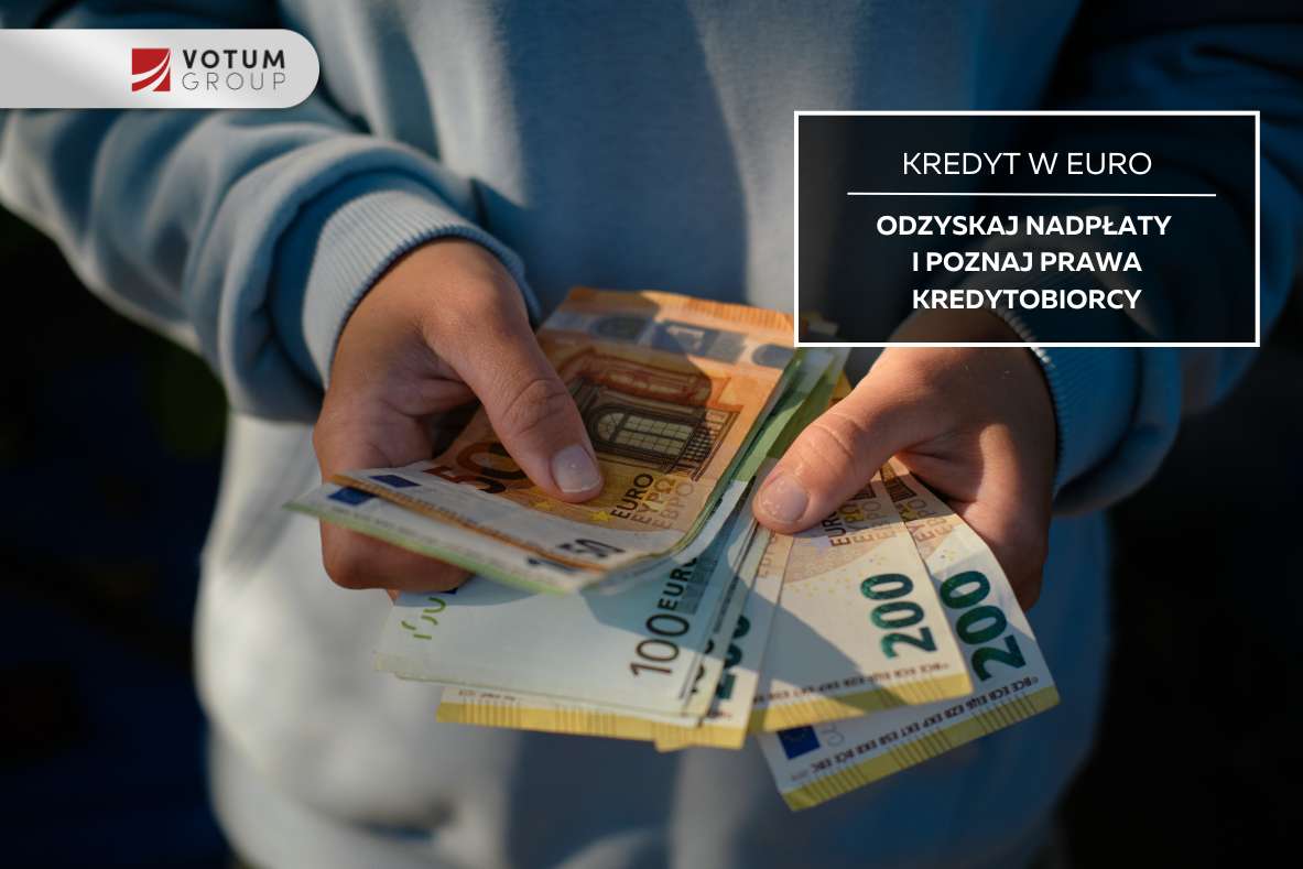 Osoba przeliczająca banknoty euro